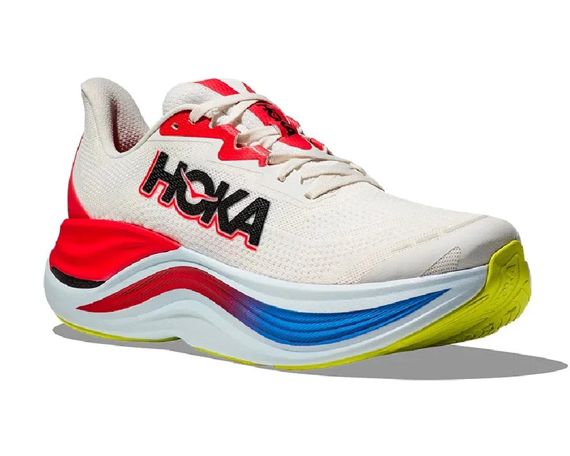 Tênis Hoka Skyward X Branco/Vermelho