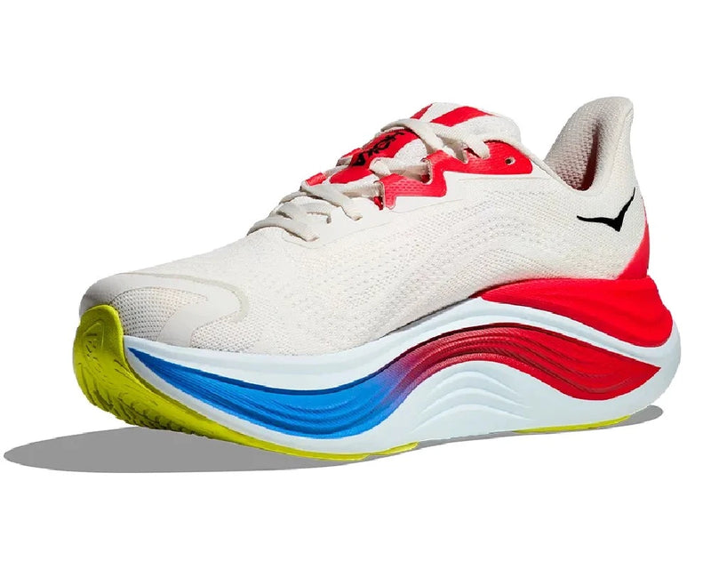 Tênis Hoka Skyward X Branco/Vermelho