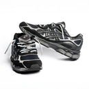 ASICS GEL-NYC GRAPHITE GREY BLACK DOUBLE LACES